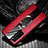 Funda Silicona Goma de Cuero Carcasa con Magnetico Anillo de dedo Soporte para Huawei Nova 7 Pro 5G Rojo