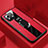 Funda Silicona Goma de Cuero Carcasa con Magnetico Anillo de dedo Soporte para Xiaomi Mi 11 5G Rojo
