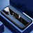 Funda Silicona Goma de Cuero Carcasa con Magnetico Anillo de dedo Soporte T01 para Huawei Nova 5 Azul
