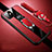 Funda Silicona Goma de Cuero Carcasa con Magnetico Anillo de dedo Soporte T03 para Apple iPhone 11 Rojo