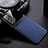 Funda Silicona Goma de Cuero Carcasa con Magnetico FL1 para Samsung Galaxy A53 5G Azul