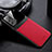 Funda Silicona Goma de Cuero Carcasa con Magnetico FL1 para Samsung Galaxy A53 5G Rojo