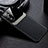 Funda Silicona Goma de Cuero Carcasa con Magnetico FL1 para Samsung Galaxy F23 5G Negro