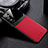 Funda Silicona Goma de Cuero Carcasa con Magnetico FL1 para Samsung Galaxy M23 5G Rojo