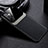 Funda Silicona Goma de Cuero Carcasa con Magnetico FL1 para Samsung Galaxy M32 5G Negro