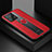 Funda Silicona Goma de Cuero Carcasa con Magnetico FL1 para Xiaomi Mi Mix 4 5G Rojo