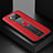 Funda Silicona Goma de Cuero Carcasa con Magnetico FL1 para Xiaomi Poco X3 NFC Rojo