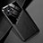Funda Silicona Goma de Cuero Carcasa con Magnetico para Huawei Honor X8 4G Negro