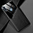 Funda Silicona Goma de Cuero Carcasa con Magnetico para Samsung Galaxy A11 Negro