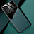Funda Silicona Goma de Cuero Carcasa con Magnetico para Samsung Galaxy A73 5G Verde