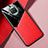 Funda Silicona Goma de Cuero Carcasa con Magnetico para Xiaomi Mi 10T Lite 5G Rojo