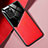 Funda Silicona Goma de Cuero Carcasa con Magnetico para Xiaomi Redmi Note 10 Pro 5G Rojo