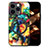 Funda Silicona Goma de Cuero Carcasa con Magnetico S01D para Apple iPhone 14 Pro Multicolor