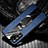 Funda Silicona Goma de Cuero Carcasa con Magnetico S02 para OnePlus Nord N200 5G Azul