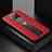 Funda Silicona Goma de Cuero Carcasa FL2 para Xiaomi Poco X3 Pro Rojo