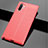 Funda Silicona Goma de Cuero Carcasa G01 para Samsung Galaxy Note 10 Plus 5G Rojo