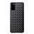 Funda Silicona Goma de Cuero Carcasa H01 para Huawei Honor V30 5G Negro