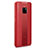 Funda Silicona Goma de Cuero Carcasa H01 para Huawei Mate 20 RS Rojo