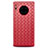 Funda Silicona Goma de Cuero Carcasa H01 para Huawei Mate 30 Pro 5G Rojo