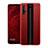Funda Silicona Goma de Cuero Carcasa H01 para Huawei Nova 5T Rojo