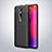 Funda Silicona Goma de Cuero Carcasa H01 para Xiaomi Mi 9T Pro Negro