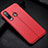 Funda Silicona Goma de Cuero Carcasa H02 para Huawei Nova 4e Rojo