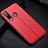 Funda Silicona Goma de Cuero Carcasa H02 para Huawei P30 Lite New Edition Rojo