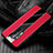Funda Silicona Goma de Cuero Carcasa H02 para OnePlus 8 Pro Rojo