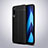 Funda Silicona Goma de Cuero Carcasa H02 para Samsung Galaxy A90 5G Negro