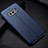 Funda Silicona Goma de Cuero Carcasa H02 para Samsung Galaxy S10e Azul