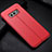 Funda Silicona Goma de Cuero Carcasa H02 para Samsung Galaxy S10e Rojo
