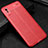 Funda Silicona Goma de Cuero Carcasa H02 para Xiaomi Redmi 9AT Rojo