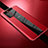 Funda Silicona Goma de Cuero Carcasa H03 para Huawei Honor View 30 5G Rojo
