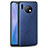 Funda Silicona Goma de Cuero Carcasa H03 para Huawei Mate 30 Azul