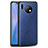 Funda Silicona Goma de Cuero Carcasa H03 para Huawei Mate 30E Pro 5G Azul
