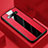 Funda Silicona Goma de Cuero Carcasa H03 para Samsung Galaxy S10 5G Rojo