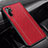 Funda Silicona Goma de Cuero Carcasa H04 para Huawei P30 Pro Rojo