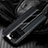 Funda Silicona Goma de Cuero Carcasa H04 para Samsung Galaxy S20 Ultra 5G Negro