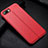 Funda Silicona Goma de Cuero Carcasa H07 para Oppo R15X Rojo