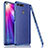 Funda Silicona Goma de Cuero Carcasa M02 para Huawei Honor View 20 Azul