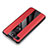 Funda Silicona Goma de Cuero Carcasa para Huawei Honor V20 Rojo