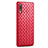 Funda Silicona Goma de Cuero Carcasa para Huawei P20 Rojo