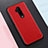 Funda Silicona Goma de Cuero Carcasa para OnePlus 7T Pro Rojo