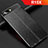 Funda Silicona Goma de Cuero Carcasa para Oppo R15X Negro