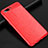 Funda Silicona Goma de Cuero Carcasa para Oppo RX17 Neo Rojo