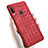 Funda Silicona Goma de Cuero Carcasa para Samsung Galaxy A70S Rojo