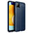 Funda Silicona Goma de Cuero Carcasa para Samsung Galaxy F42 5G Azul