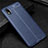 Funda Silicona Goma de Cuero Carcasa para Samsung Galaxy M01 Core Azul