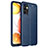 Funda Silicona Goma de Cuero Carcasa para Samsung Galaxy M32 5G Azul