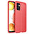 Funda Silicona Goma de Cuero Carcasa para Samsung Galaxy M32 5G Rojo